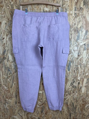 Široké kalhoty Made in Italy 100 % len