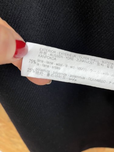 Vlněný kabát ZARA 75 % vlna