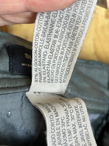 Elastické kalhoty Massimo Dutti 97 % bavlna