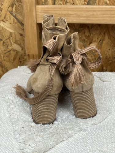 Kožené boty H&M 100 % kůže