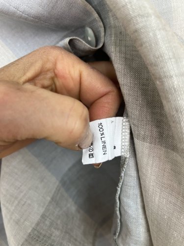 Lněná košile Made in Italy 100 % len