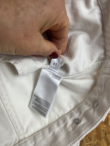 Riflová bunda Uniqlo 100 % bavlna