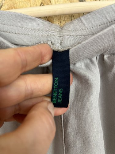 Nadčasové kalhoty Benetton 100 % lyocel