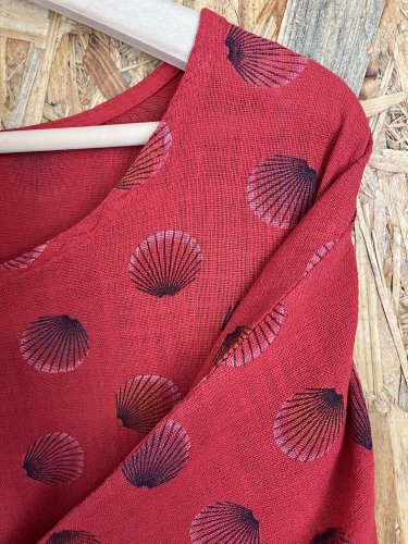 Bavlněná tunika Made in Italy 100 % bavlna