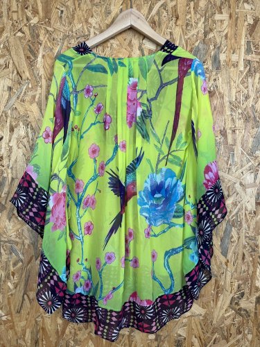 Hedvábná tunika H&M 100 % hedvábí