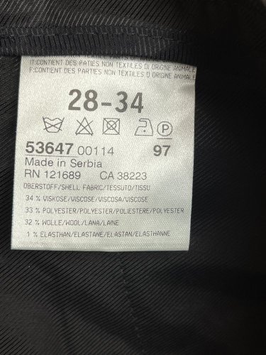 Vlněné kalhoty Drykorn 32 % vlna
