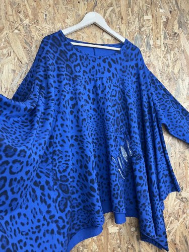 Oversize tunika Made in Italy 95 % bavlna