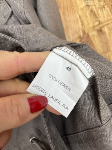 Lněný kabát Adagio 100 % len