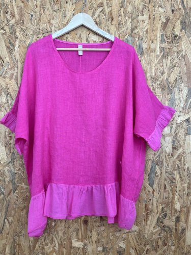 Lněná tunika Made in Italy 100 % len