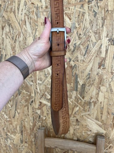 Pánský kožený pásek Made in Italy 100 % kůže