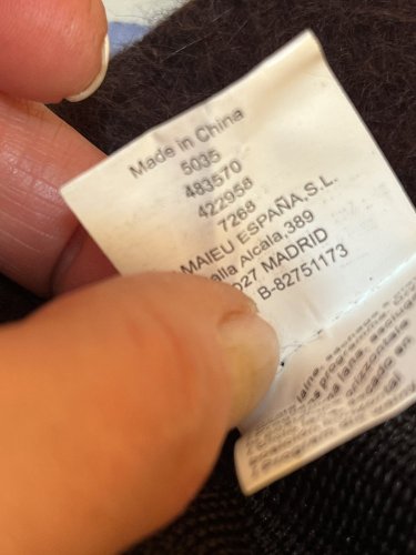 Angorový klobouk Made in China 40 % angora 3 % vlna