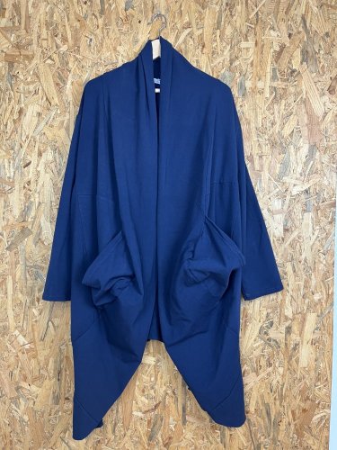 Teplákový kardigan Made in Italy 95 % bavlna