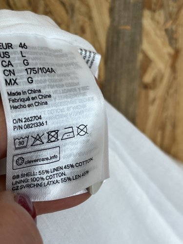 Přírodní šaty H&M 55 % len 45 % bavlna