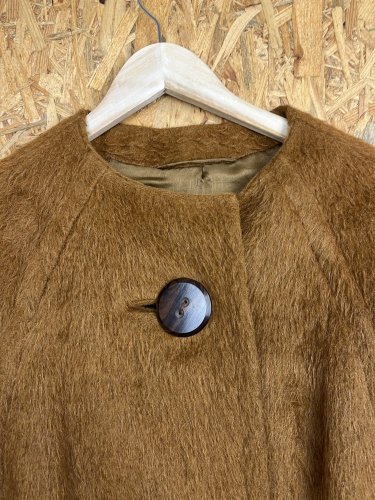 Vlněný kabát ZARA s podílem vlny