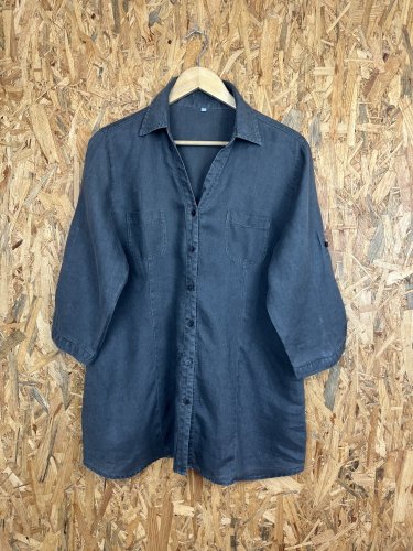 Oversize košile Made in Italy 100 % len