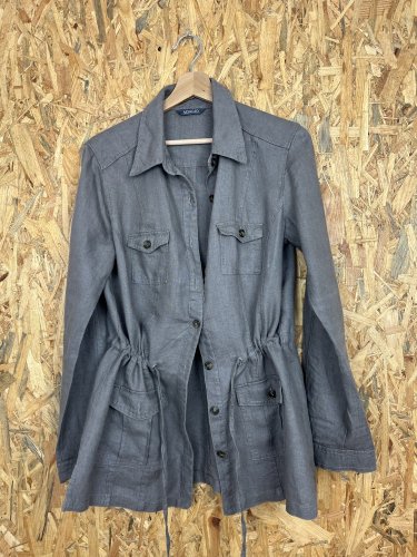 Lněný kabát Adagio 100 % len