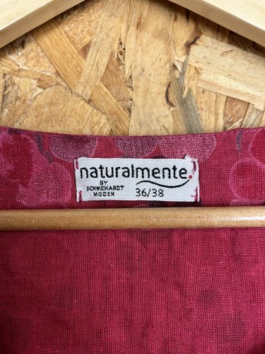 Crop tunika Naturalmente 100 % len