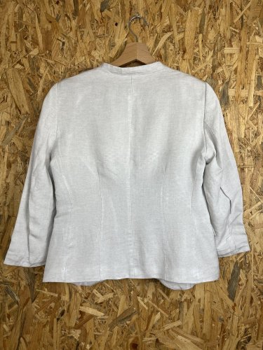 Lněné sako H&M 48 % len 52 % viskoza