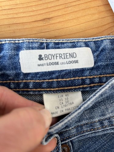 Riflové kraťasy H&M 100 % bavlna