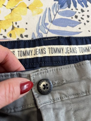 Pánské kalhoty Tommy Hilfiger 98 % bavlna