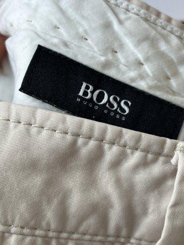 Pánské kalhoty Hugo Boss 100 % bavlna