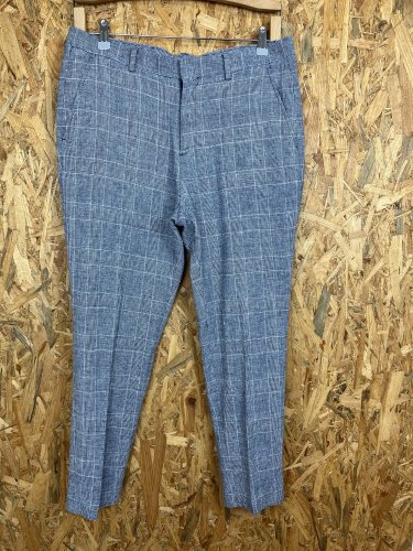 Přírodní kalhoty Reserved 55 % len 45 % bavlna