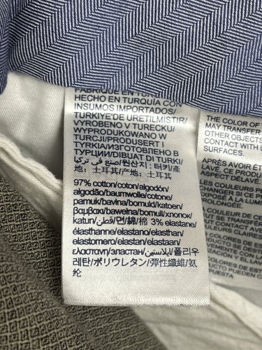 Pánské kalhoty Tommy Hilfiger 97 % bavlna