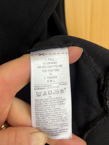 Oversize šaty GAP 100 % bavlna