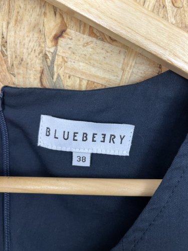 Bavlněné šaty Blueberry 80 % bavlna