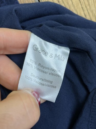 Námořní šaty Grace & Mila 70% rayon 30 % viskoza