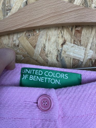 Bavlněné kalhoty Benetton 100 % bavlna