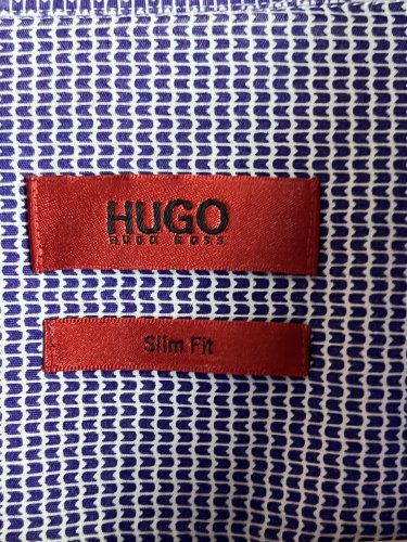 Pánská košile Hugo Boss s podílem bavlny a elastanu