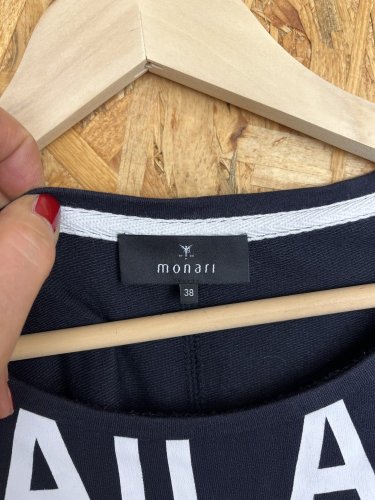 Teplákové šaty Monari 50 % bavlna 50 % modal