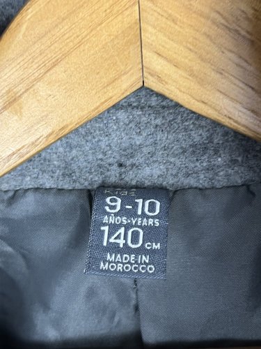 Dětský kabát ZARA 70 % vlna