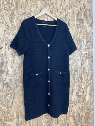 Zateplené šaty Massimo Dutti 42 % bavlna
