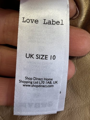 Kožená sukně Love Label 100 % kůže