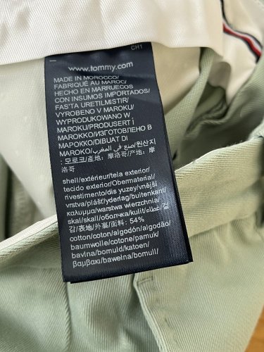 Pánské kalhoty Tommy Hilfiger 54 % bavlna 43 % viskoza