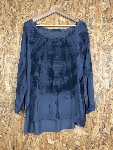 Tunika Made in Italy s podílem hedvábí a viskozy