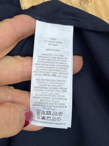 Námořní tunika Boden 61 % viskoza 39 % hedvábí