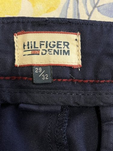 Námořní kalhoty Tommy Hilfiger 97 % bavlna