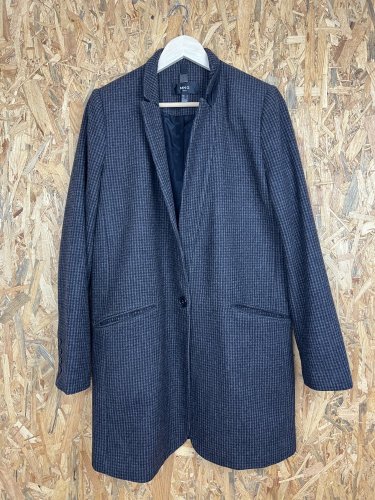 Vlněný kabát Mango s podílem vlny a polyesteru