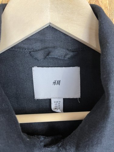 Lněné sako H&M 100 % len