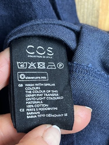 Námořní oversize šaty COS 100 % bavlna