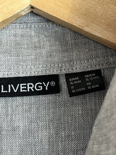 Pánská košile Livergy 55 % len 45 % bavlna