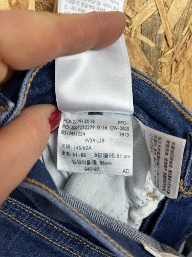 Skinny džíny LEVIS 97 % bavlna