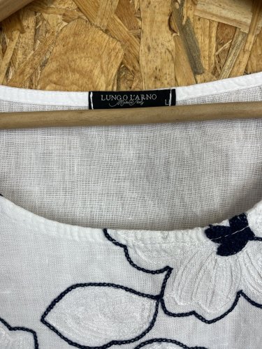 Lněná tunika Made in Italy 95 % len 5 % bavlna