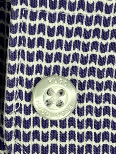 Pánská košile Hugo Boss s podílem bavlny a elastanu