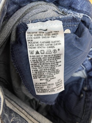 Skinny džíny Levis 98 % bavlna