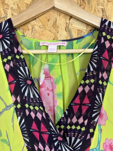 Hedvábná tunika H&M 100 % hedvábí