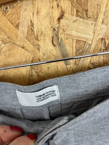 Pánské kalhoty Solid 70 % polyester 25 % viskoza